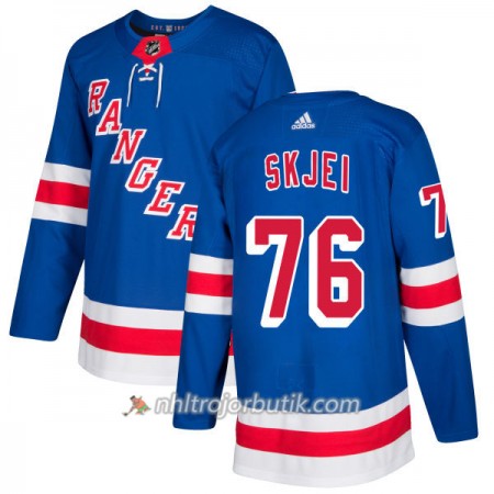 Män Ishockey New York Rangers Tröja Brady Skjei 76 Adidas 2017-2018 Royal Authentic